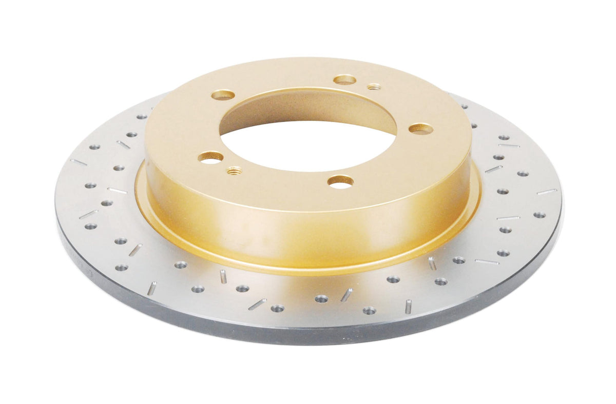 DBA Rear 4000 Series Xs Gold Brake Rotor - DBA4547XS