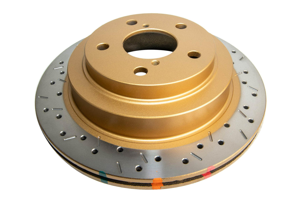 DBA 4000 Series Rotor - Cross Drilled/Slotted Uni-Directional Rotor - DBA4649XS