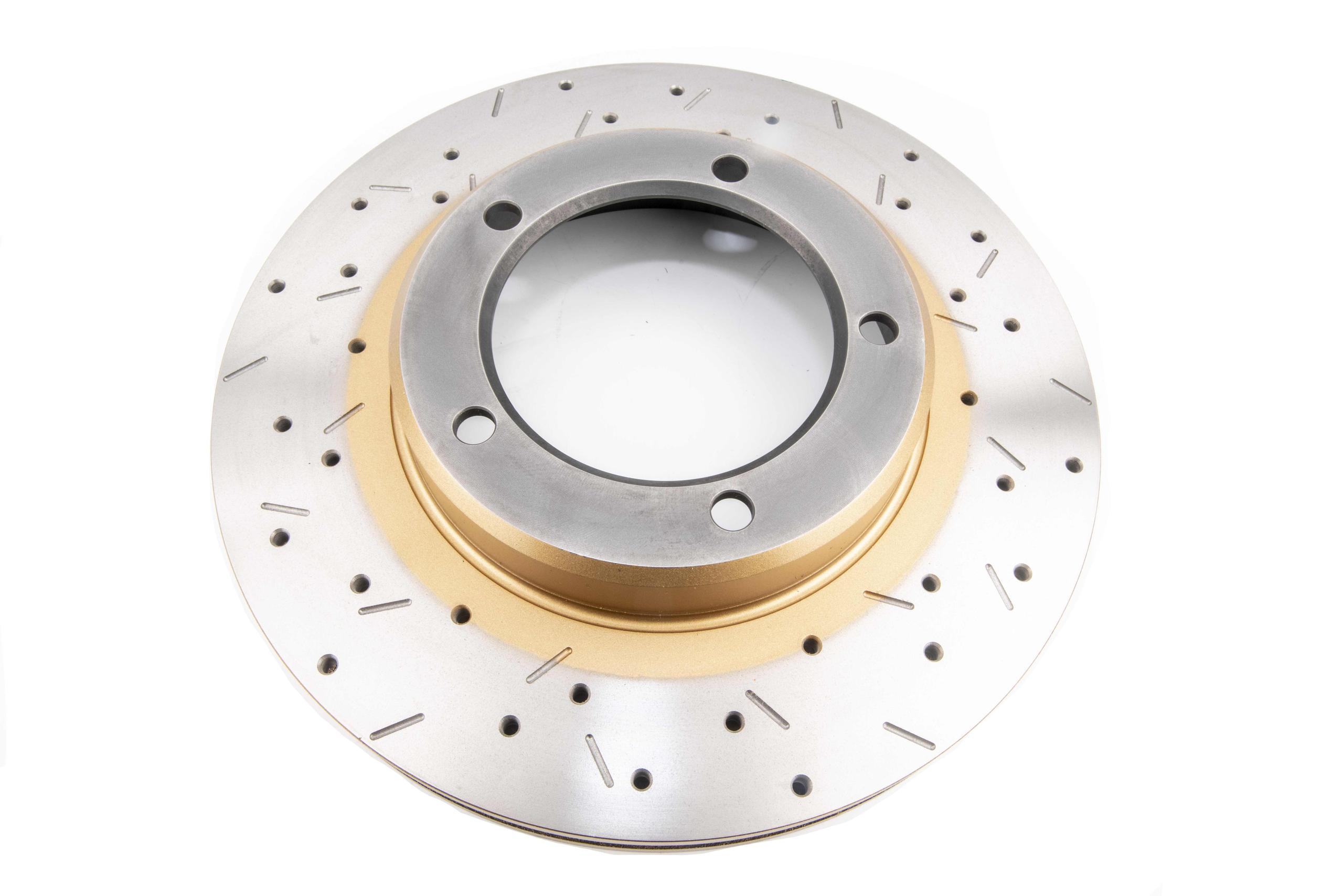 DBA 4000 Series Rotor - Cross Drilled/Slotted Uni-Directional Rotor (1989-1992 Land Cruiser) - DBA4790XS