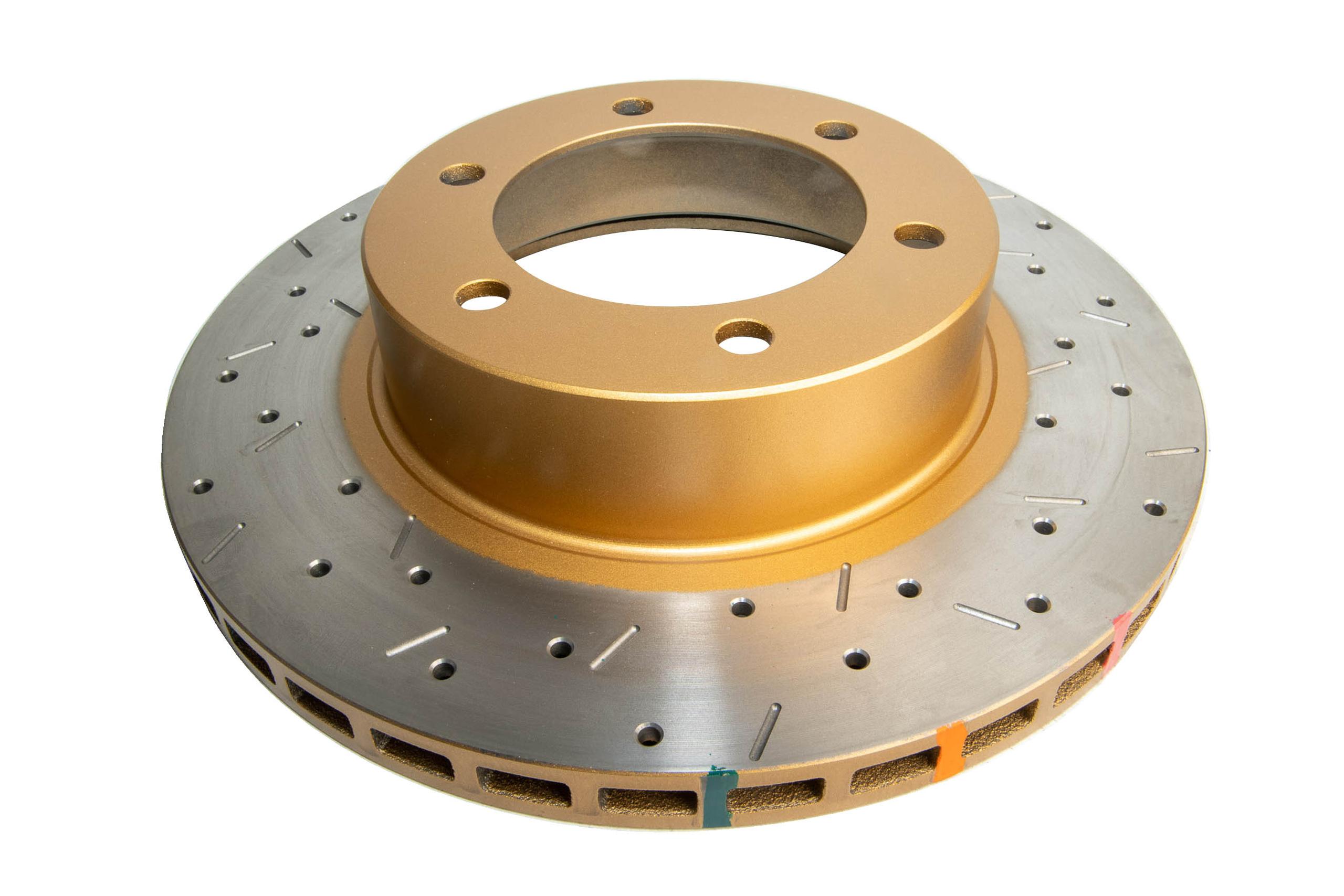 DBA 4000 Series Rotor - Cross Drilled/Slotted Uni-Directional Rotor (1996-2002 4Runner, Land Cruiser) - DBA4792XS