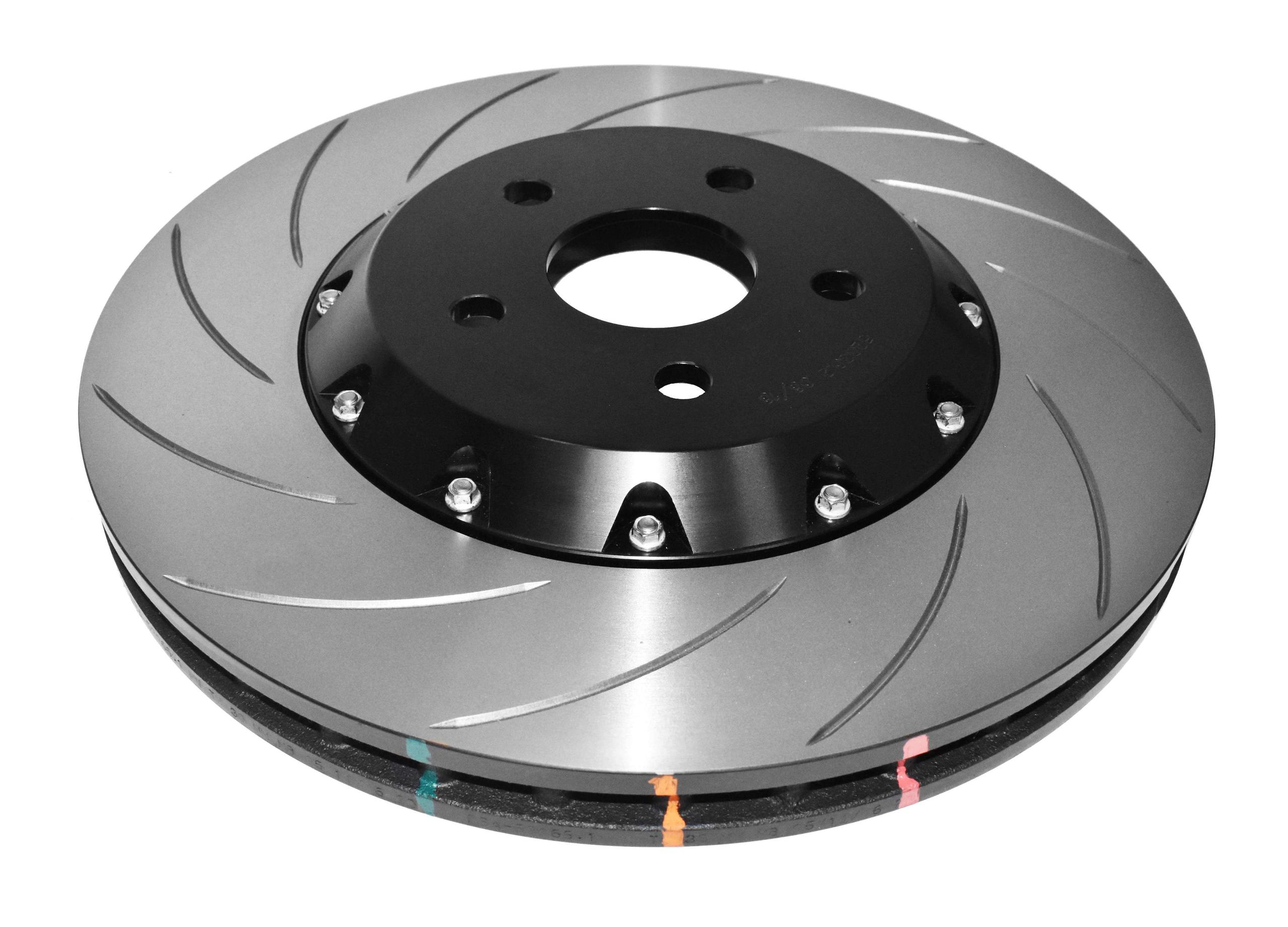 DBA 5000 Series T3 Slotted Brake Disc - DBA52066BLKCSL