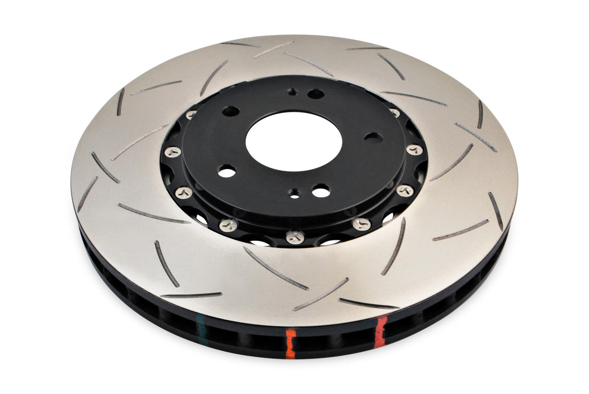 DBA T3 5000 Series Uni-Directional Slotted Rotor, Black Hat (2005-2006 Lancer) - DBA52218BLKS