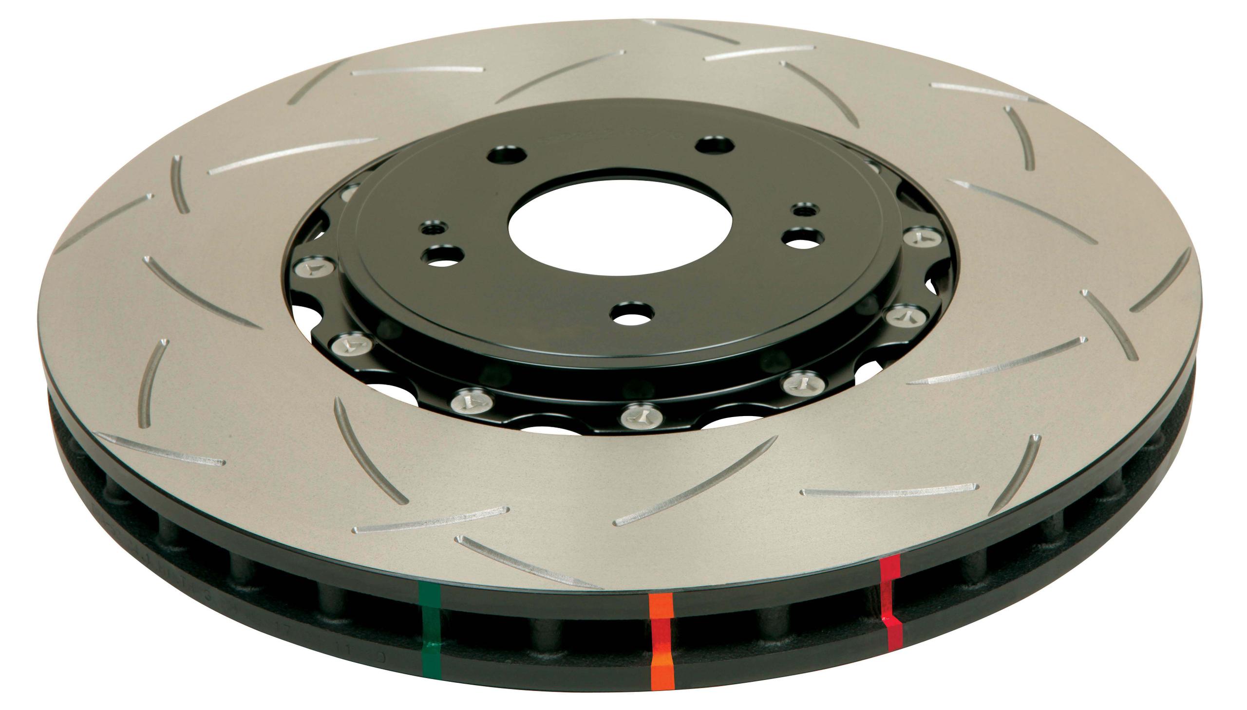 DBA T3 5000 Series Uni-Directional Slotted Rotor, Black Hat - DBA52102BLKS