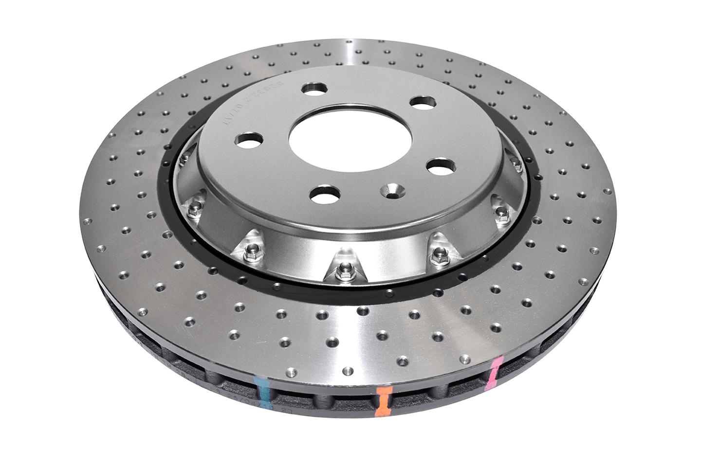 DBA 5000 Series Drilled/Dimpled Brake Disc - DBA52844SLVXD