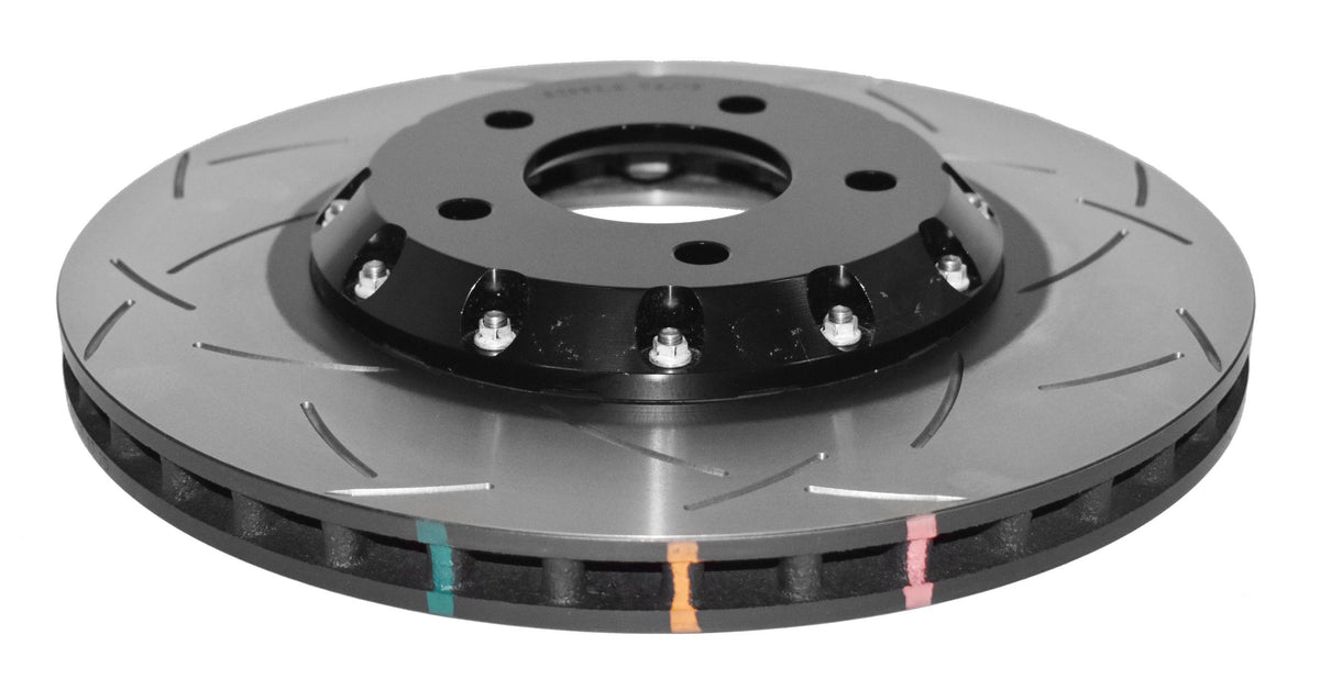 DBA T3 5000 Series Uni-Directional Slotted Rotor, Black Hat (2007-2013 3) - DBA52962BLKS