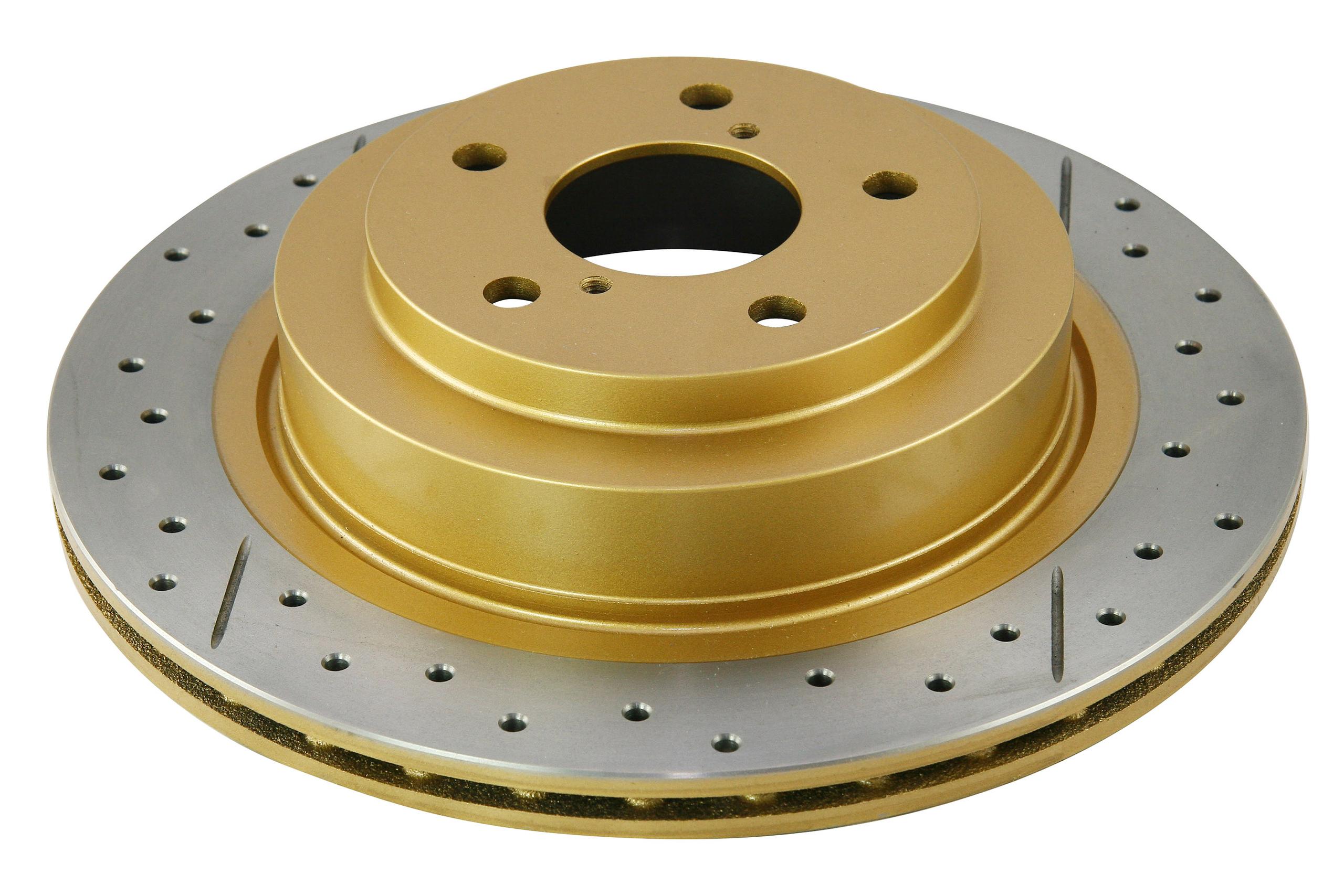 DBA Street Series Rotor - Cross Drilled/Slotted Uni-Directional Rotor (2003-2009 Impreza, Legacy, Outback, Forester) - DBA653X