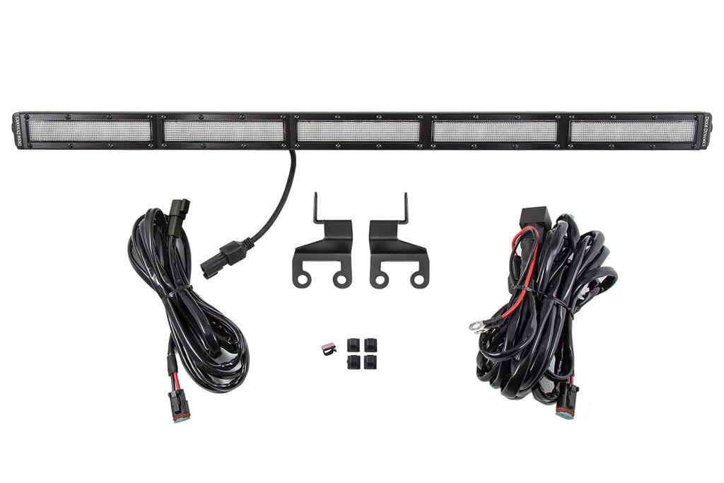 Diode Dynamics SS30 Rear Hardtop Bracket Kit for 2018-2021 Jeep JL Wrangler, White Flood (2018-2021 Wrangler) - DD6110