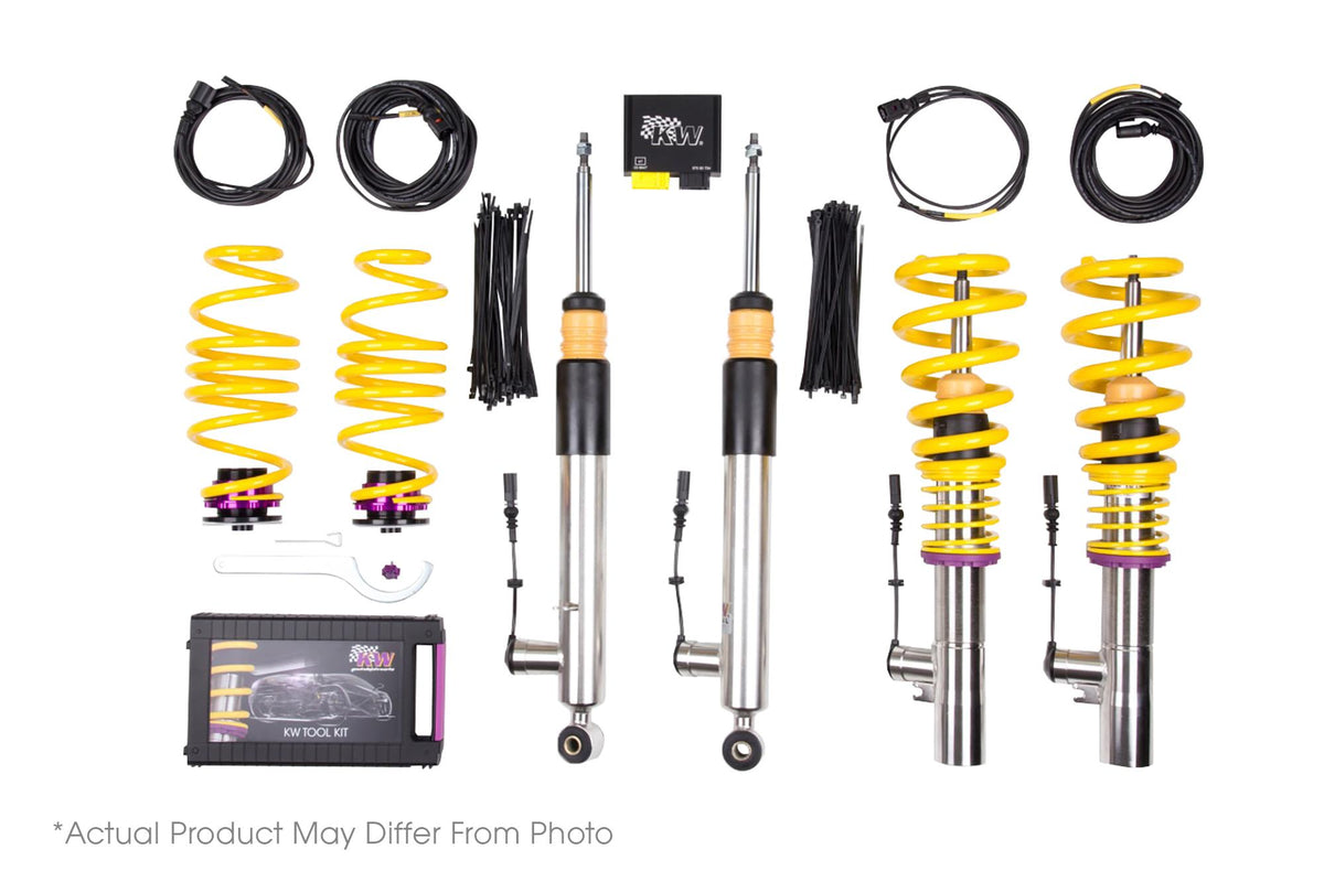 KW Height Adjustable Coilovers with standalone ECU for Electronic Damper Control (2009-2012 A4 Quattro Avant) - 39010024