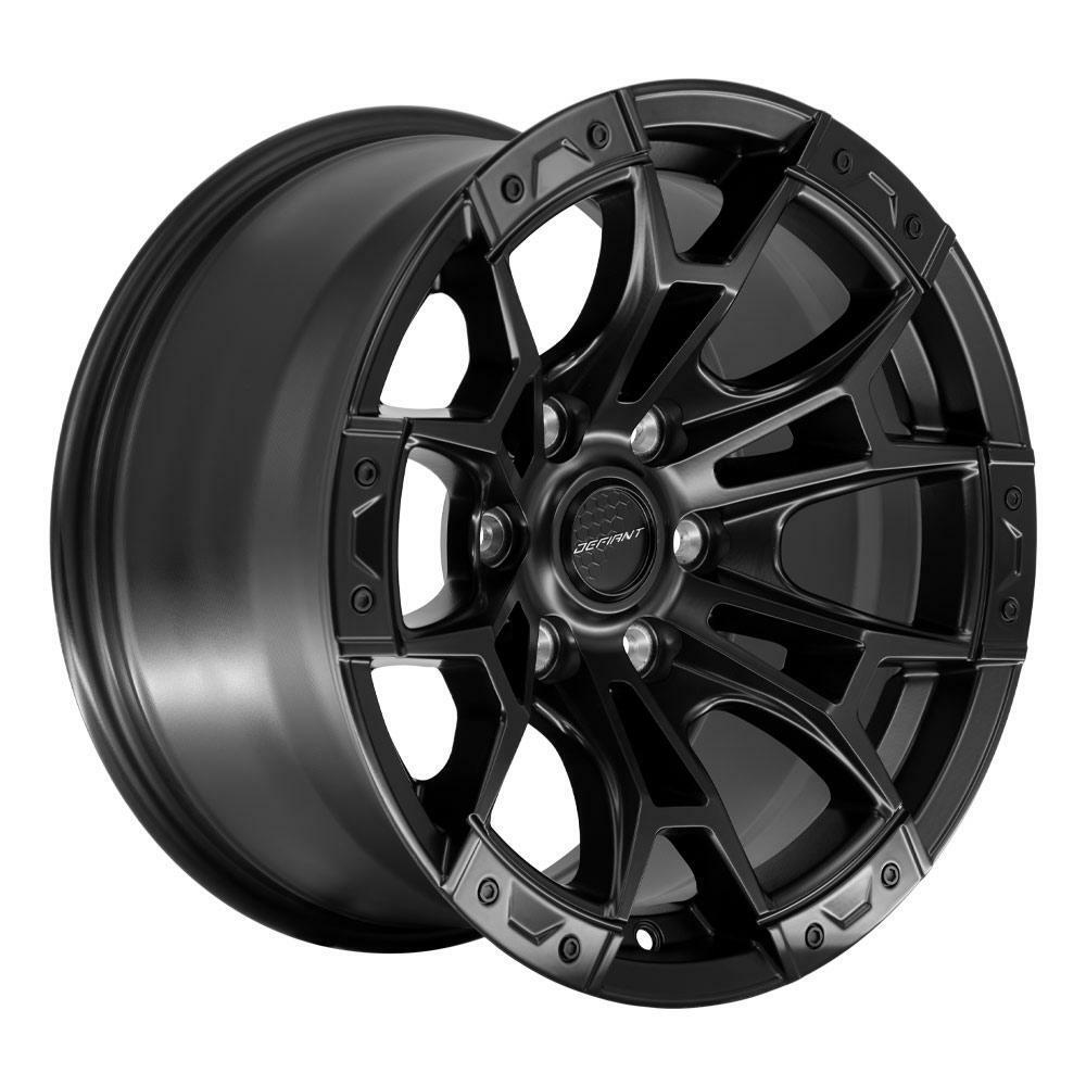Defiant Wheels Defiant Df04 17 In. X 9 In; 6 X 135Mm; +12Et In Satin Black (2003-2024 Navigator, Mark LT, Expedition, F-150) - DF04-17090-6135-12B1