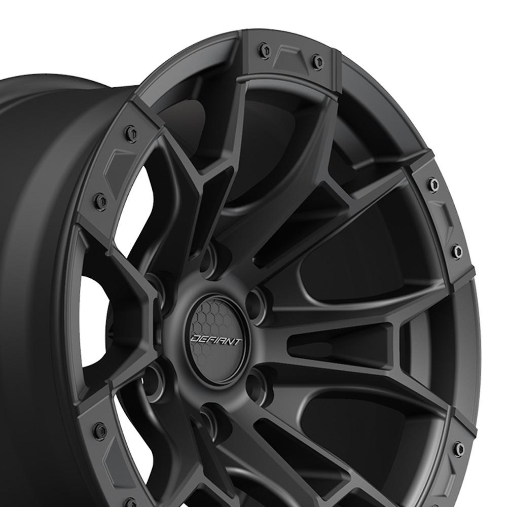 DEFIANT Defiant Wheel DF04 Dark Satin Charcoal 17x9 6x135mm fits Ford 6 lug - DF04-17090-6135-12G1