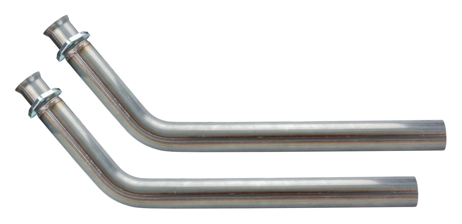 Pypes Exhaust Manifold Down Pipe 2.5 in 3 Bolt Hardware Not Incl Natural 409 Stainless Steel Pypes Exhaust - DGU16S