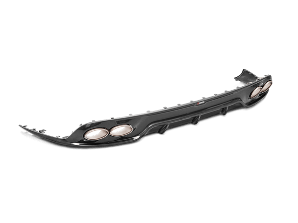 Akrapovic 2016-2019 Porsche Rear Carbon Fiber Diffuser - High Gloss. (2016-2019 911) - DI-PO/CA/4/G