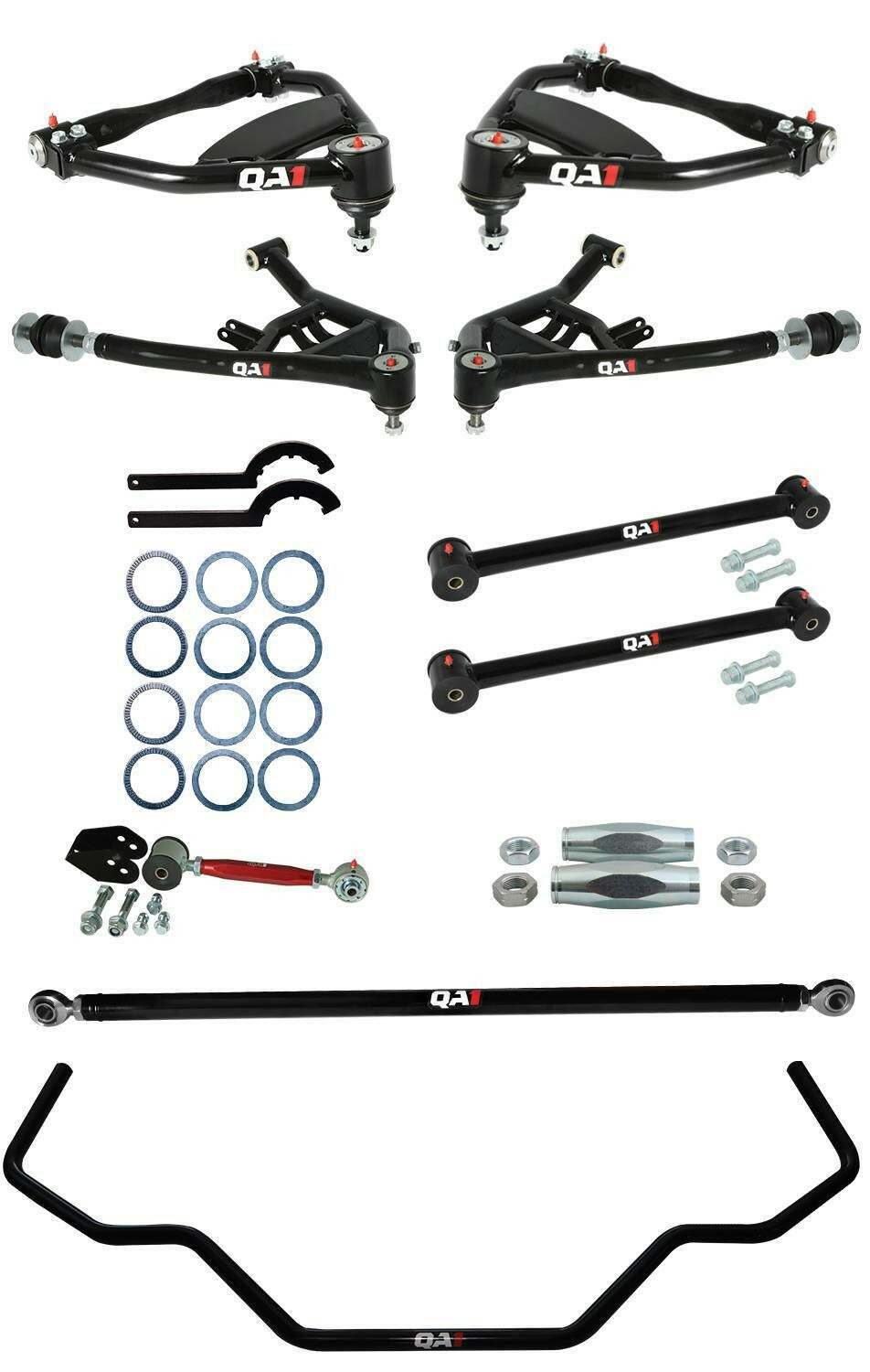 QA1 Drag Kit 2.0 Level 3, B-Body, 69-70 Chevy B-Body, W/O Shocks (1969-1970 Biscayne, Impala) - DK13-GMB3