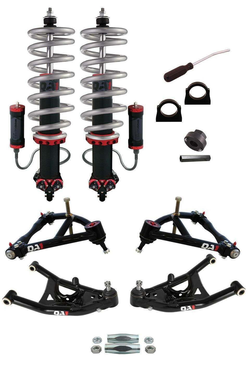 QA1 Drag Kit 2.0, Level 3, F-Body, 67-69 Gm F-Body, W/Shocks (1967-1969 Camaro, Firebird) - DK23-GMF1