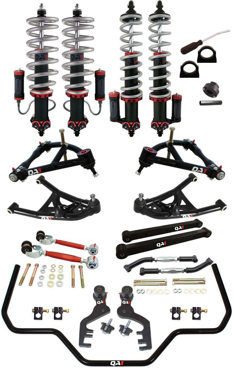 QA1 Drag Kit 2.0, Level 3, G-Prix, Monte, 69-72 Gm G-Body, W/Shocks (1969-1972 Monte Carlo, Grand Prix) - DK23-GMG2
