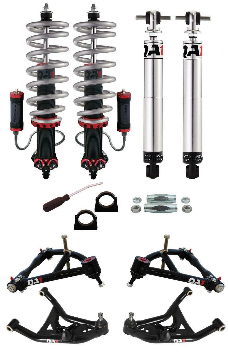 QA1 Drag Kit 2.0, Level 3, X-Body, 75-79 Gm X-Body, W/Shocks (1975-1979 Skylark, Nova, Omega, Phoenix, Ventura) - DK23-GMX3