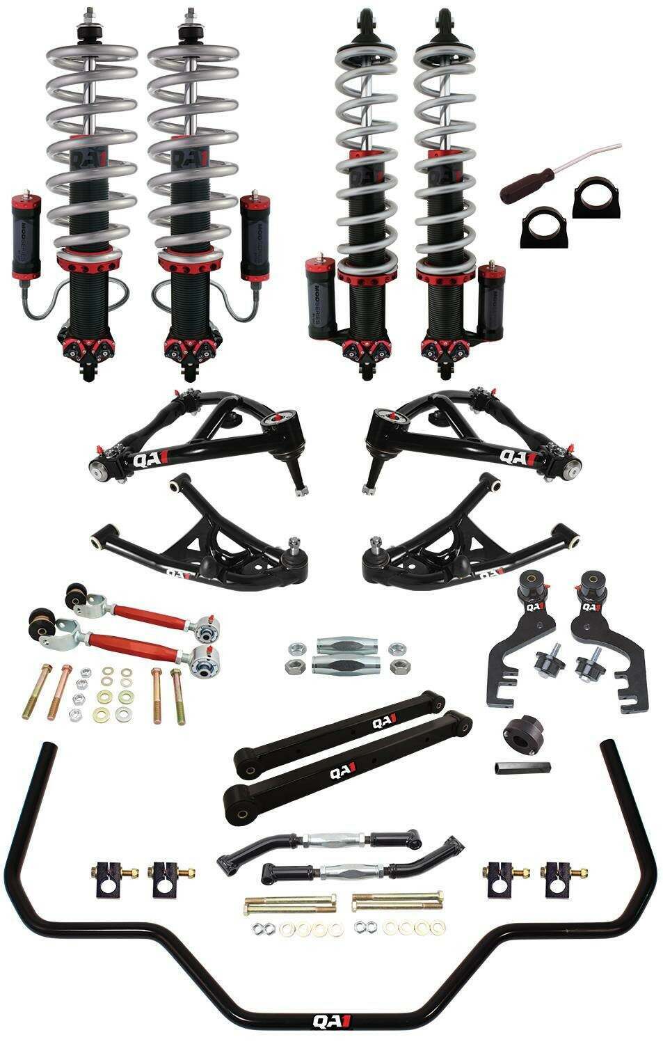 QA1 Drag Kit 2.0, Level 3, A-Body, 64-67 Gm A-Body, W/O Shocks (1964-1967 Buick, Chevrolet, Oldsmobile, Pontiac Fitment) - DK33-GMA1