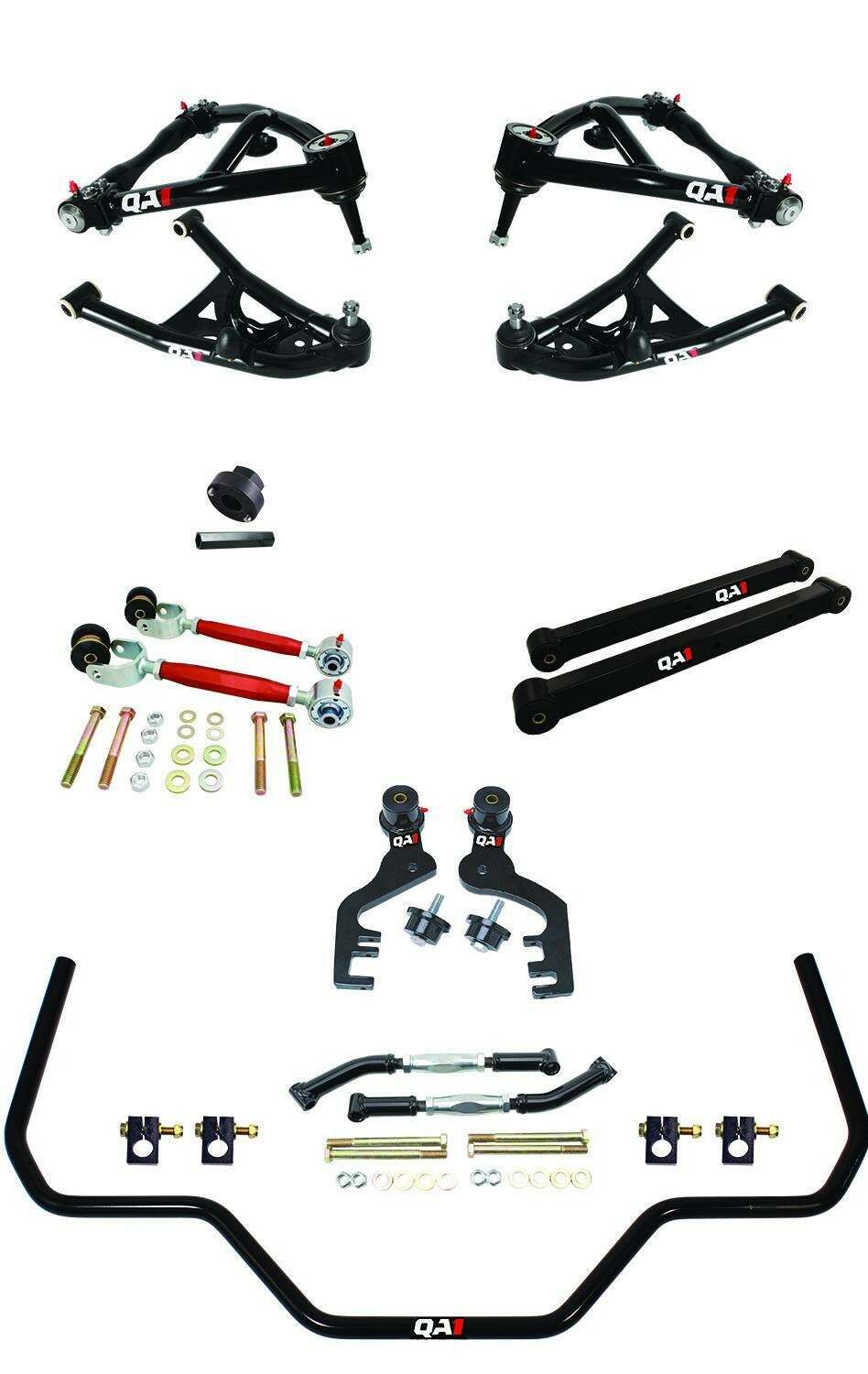 QA1 Drag Kit 2.0, Level 3, A-Body, 68-72 Gm A-Body, W/O Shocks (1968-1972 Buick, Chevrolet, GMC, Oldsmobile, Pontiac Fitment) - DK33-GMA2