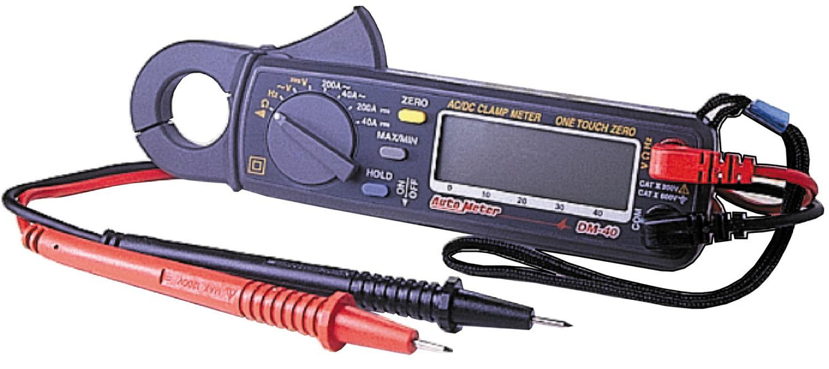 Auto Meter DM-40; Digital Inductive Amp Probe and Multimeter - DM-40