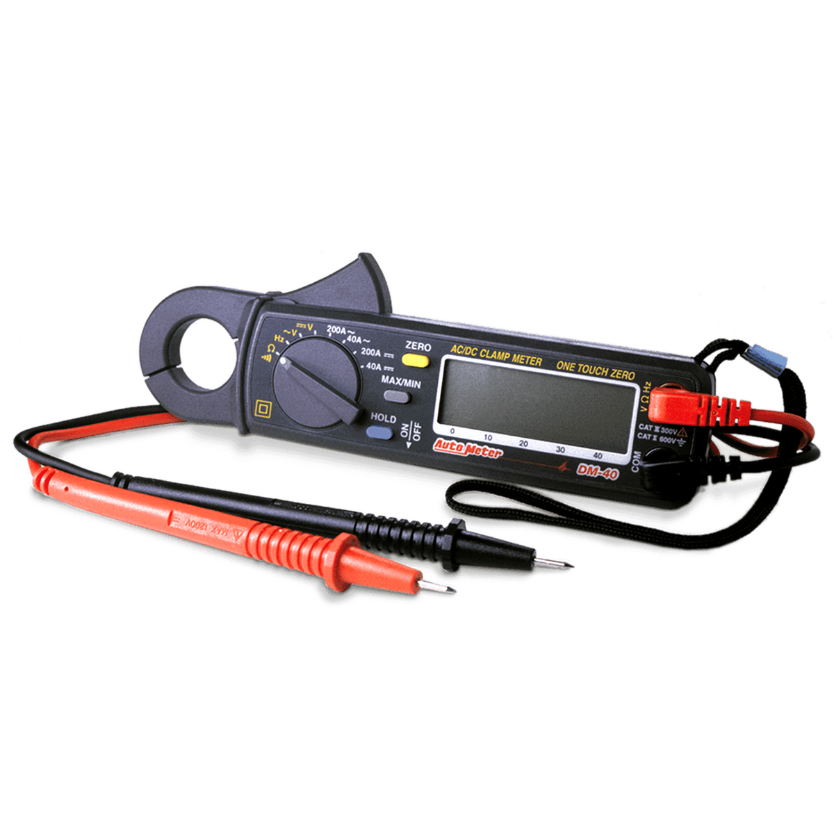 Auto Meter DM-40; Digital Inductive Amp Probe and Multimeter - DM-40