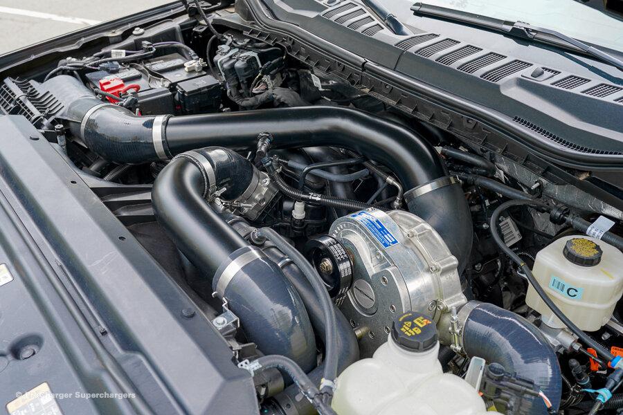 ProCharger High Output Intercooled System with P-1SC-1 (2020-2026 F-250, F-350 7.3L) - 1FZ211-SCI