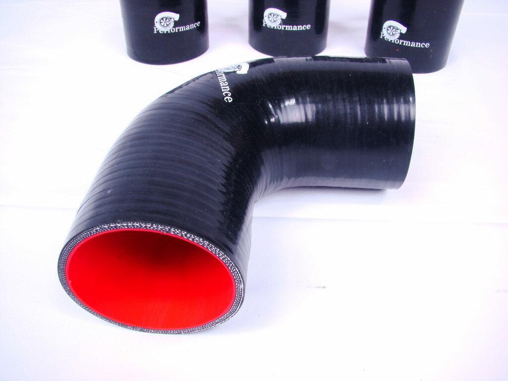 On3 Performance 3.0″ 90 Degree 5 Ply Silicone Coupler - 3"C90