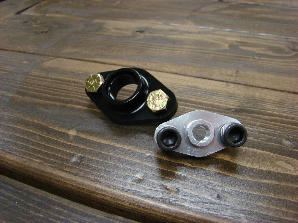 On3 Performance  88mm Oil Feed / Drain Plate ONLY - DFOn388