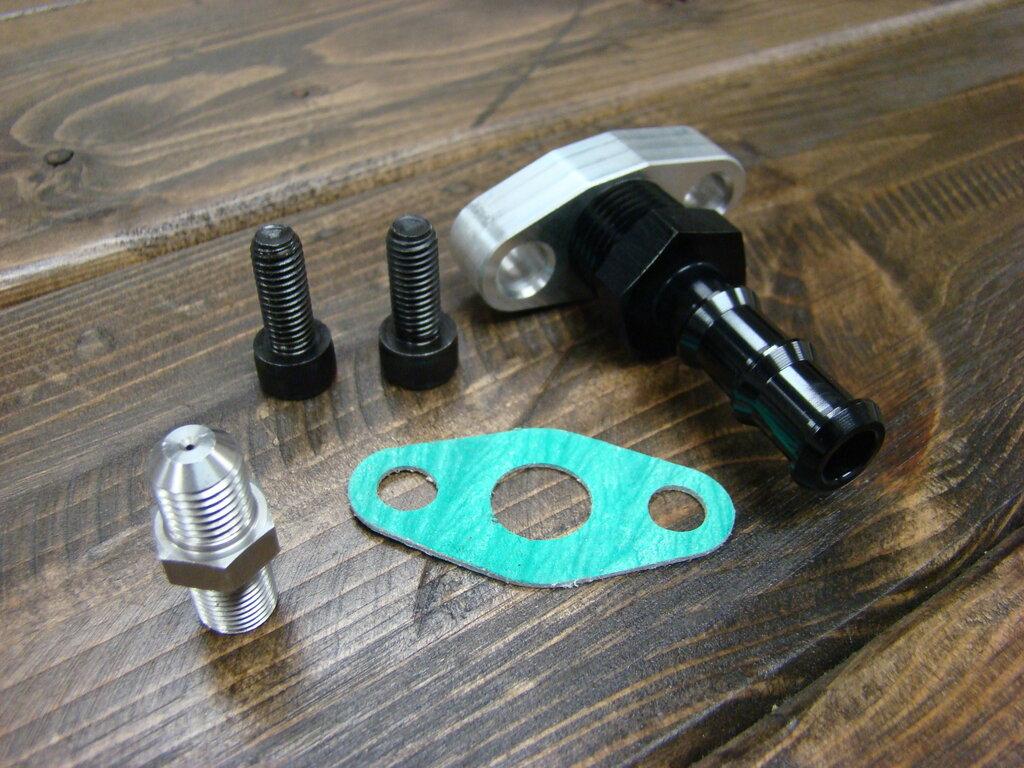 On3 Performance  GT Series Oil Feed / Drain Plate Kit - OFDGT