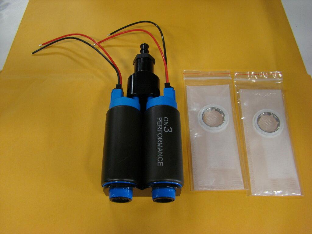 On3 Performance  Twin 320lph Universal Fuel Pump Assembly - DPA320