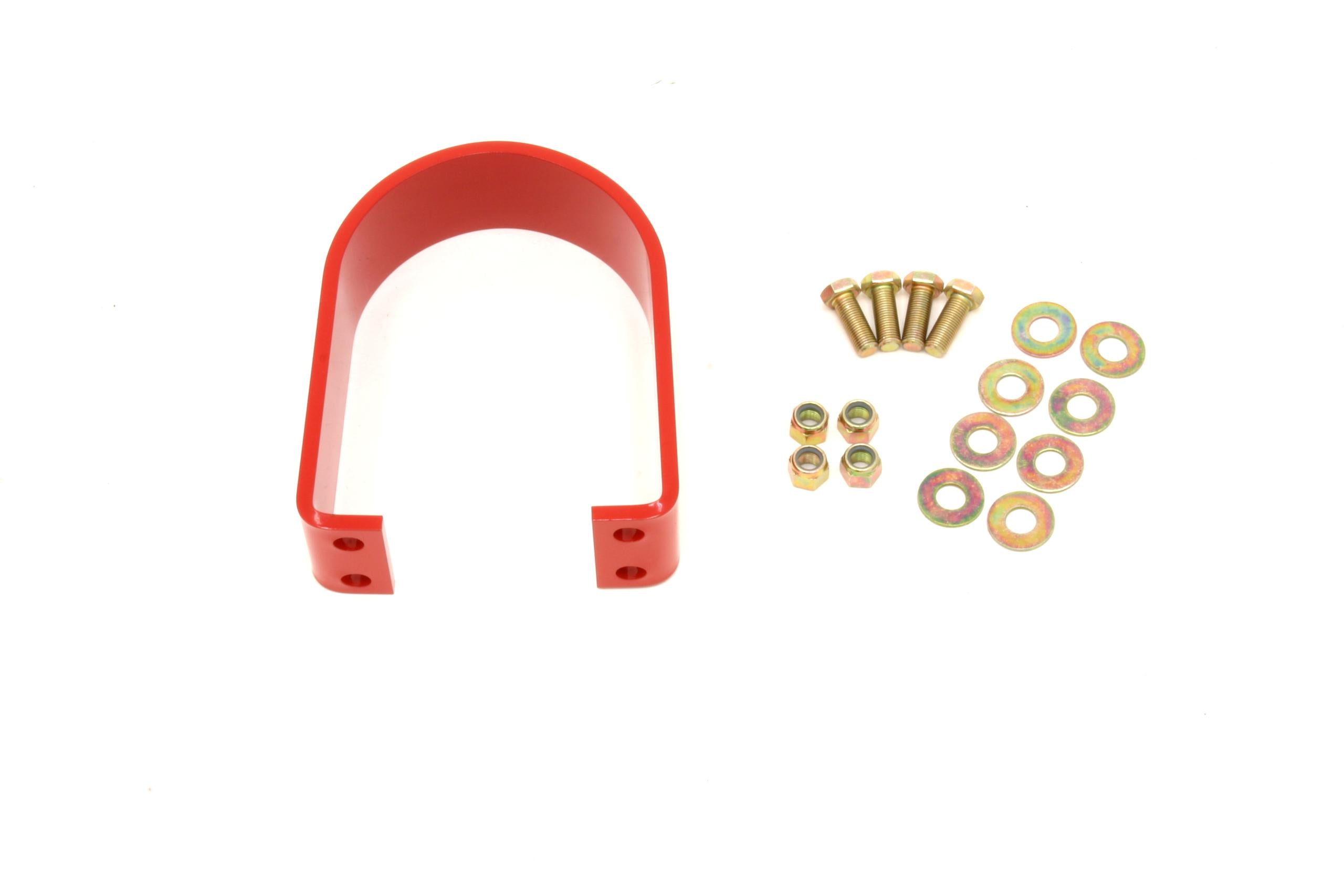 BMR Suspension DSL012R 2005-2014 Mustang Loop Upgrade for Rear Tunnel Brace (Red)
