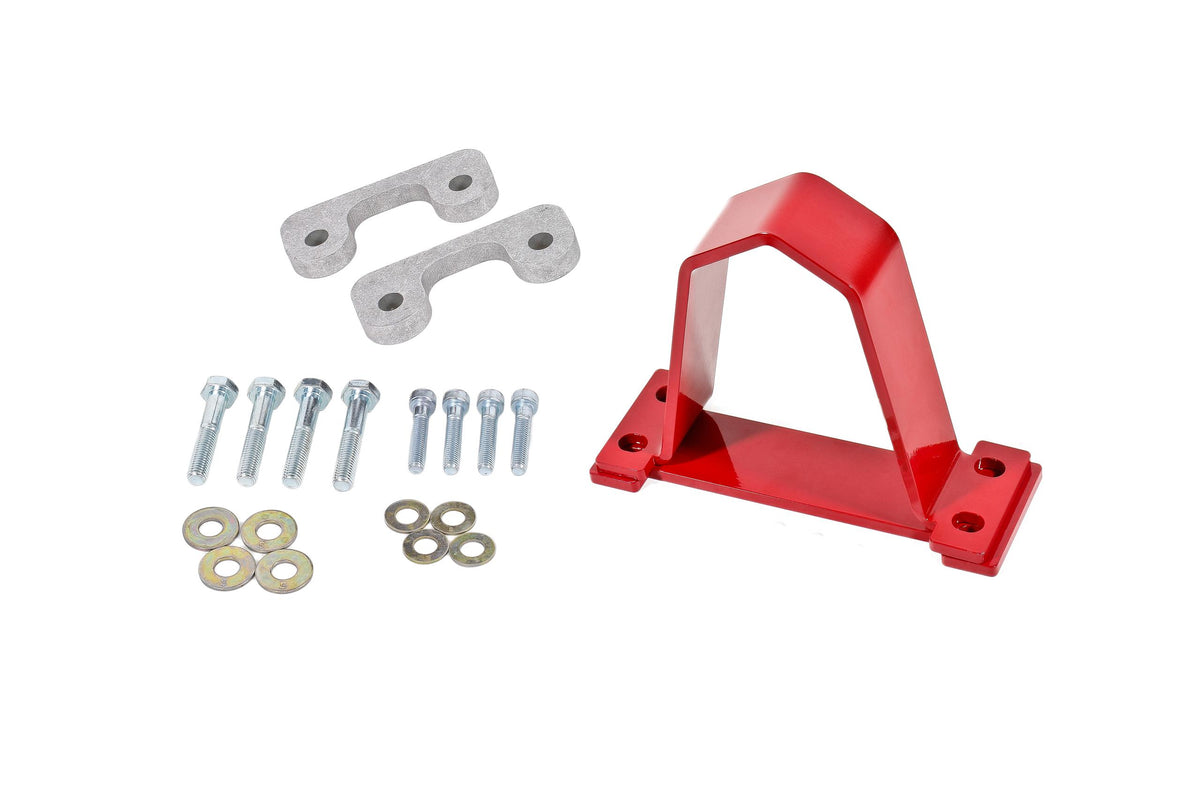 BMR DSL019R Red Driveshaft Safety Loop, Front 6th Gen 2016-2020 Chevy