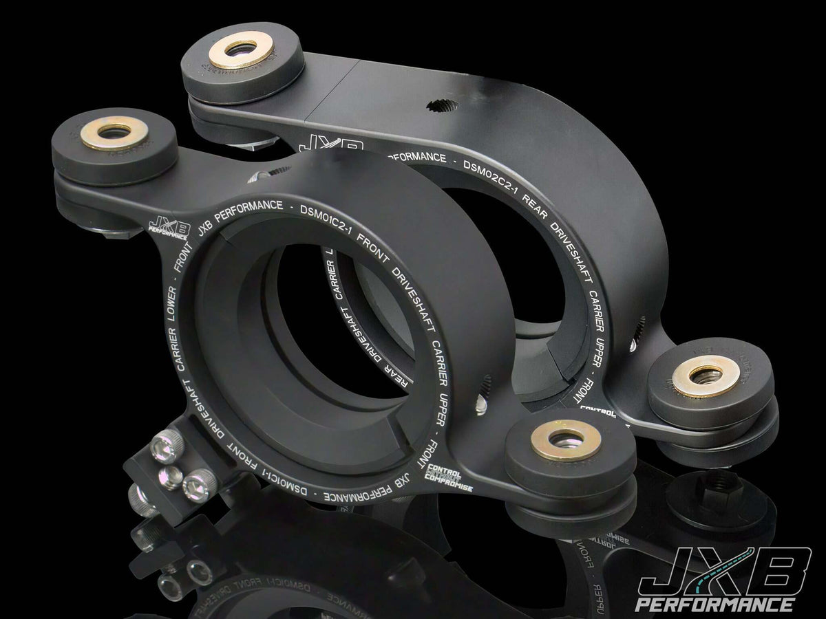 JXB Performance Driveshaft Carrier - Evo 7/8/9 Front Only - Both Bushings - DSM01A0-B