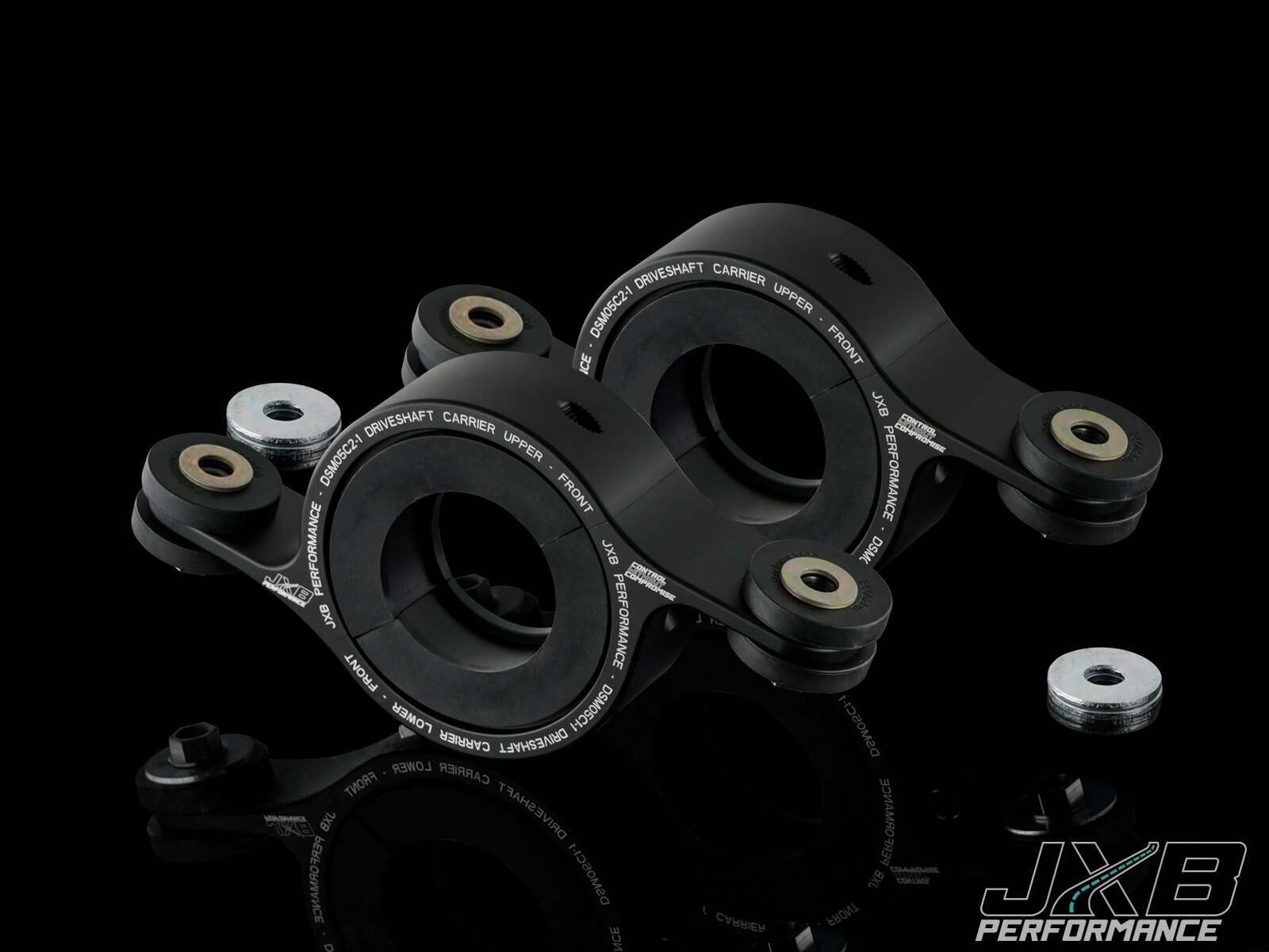 JXB Performance Driveshaft Carrier - 3S 3000GT/Stealth Front and Rear - Both Bushings - DSM05A3-B