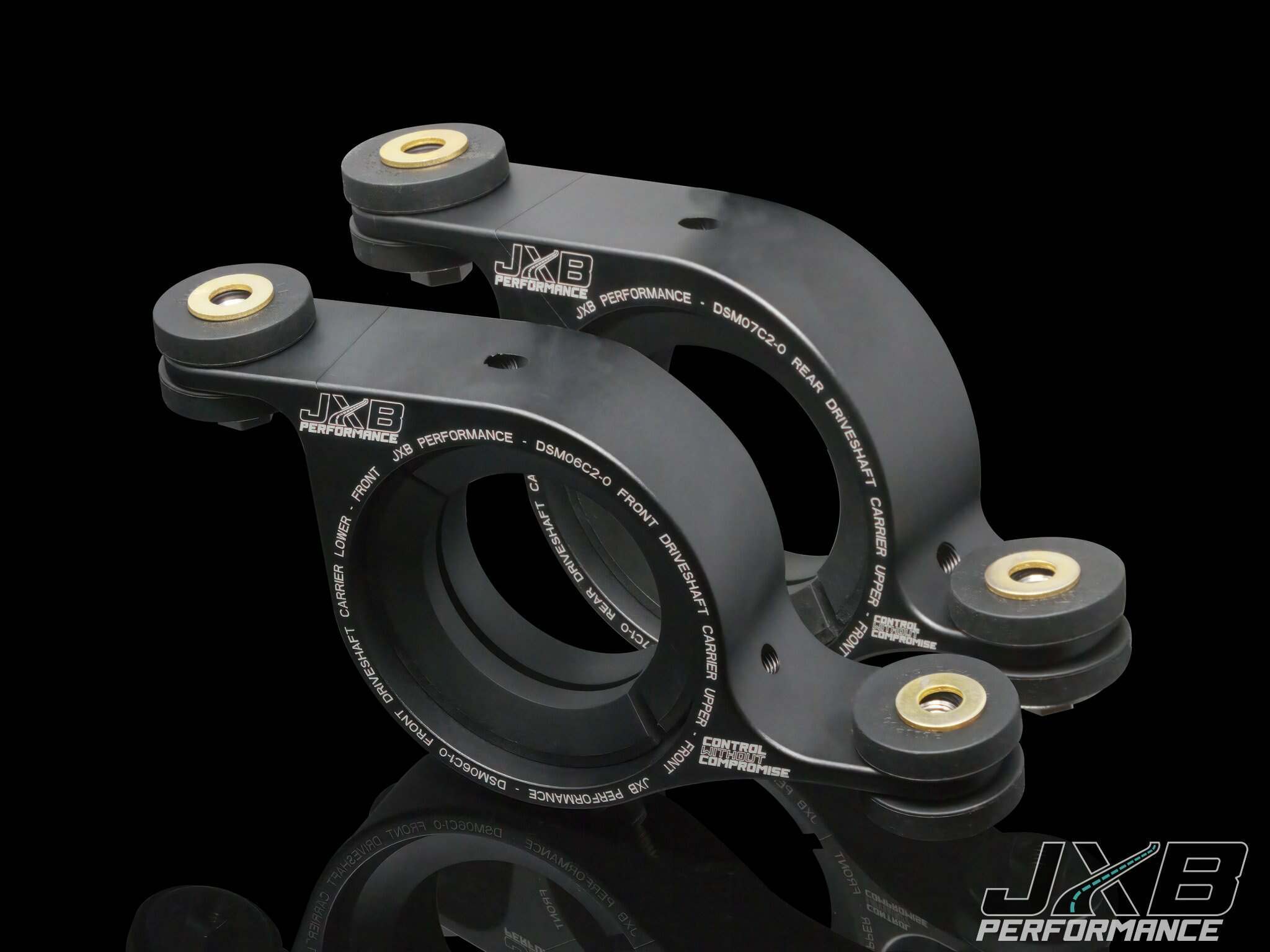JXB Performance Driveshaft Carrier - Evo 4/5/6 Rear Only - Street Bushings - DSM07A0-S