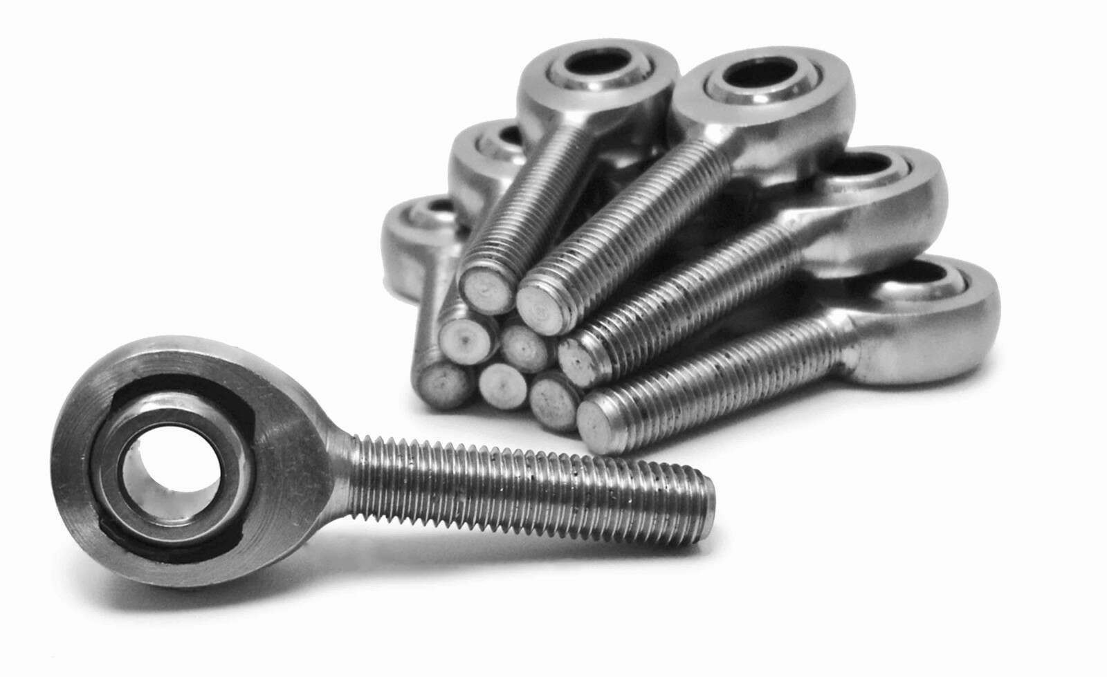 Steinjager Inch Male Rod Ends 11/16-18 LH Chrome Moly Housing, Nylon Race 10 Pack - J0030126