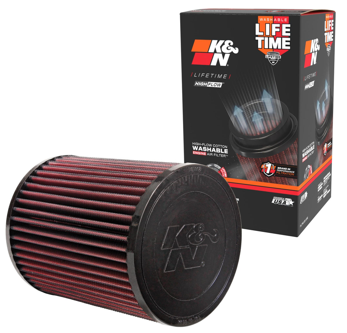 K and N Filters Replacement Air Filter (2002-2009 Isuzu, GMC, Chevrolet, Buick, Oldsmobile, Saab Fitment) - E-1009