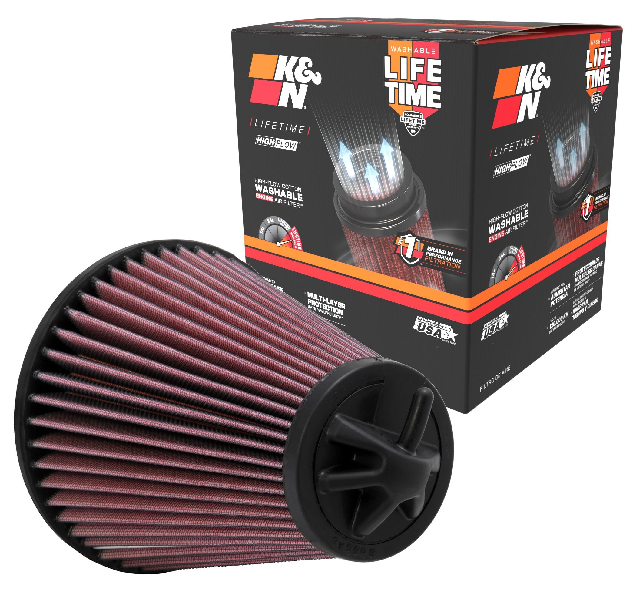 K and N Filters Replacement Air Filter (2000-2009 S2000) - E-2435