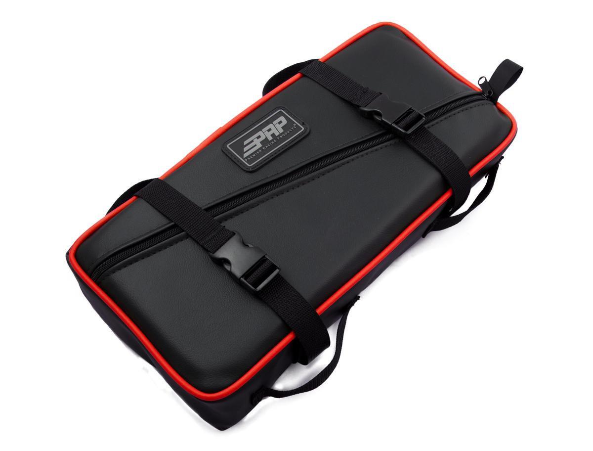 PRP Seats Tool Bag Vinyl Coated Nylon 16x8x3 Inch Red - E11-L