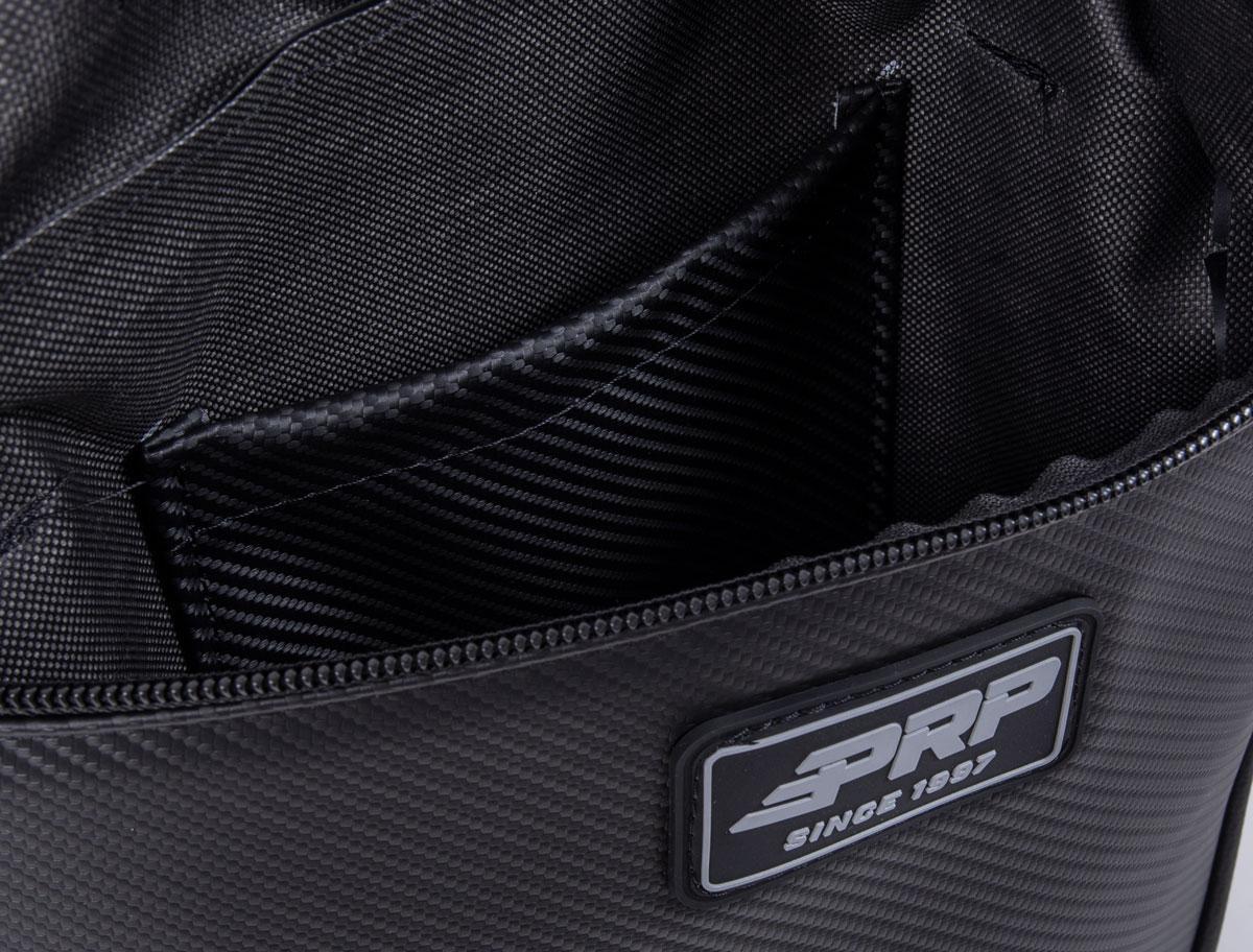 PRP Seats Front Door Bag with Knee Pad for Polaris RZR Driver Side Black - E36-210