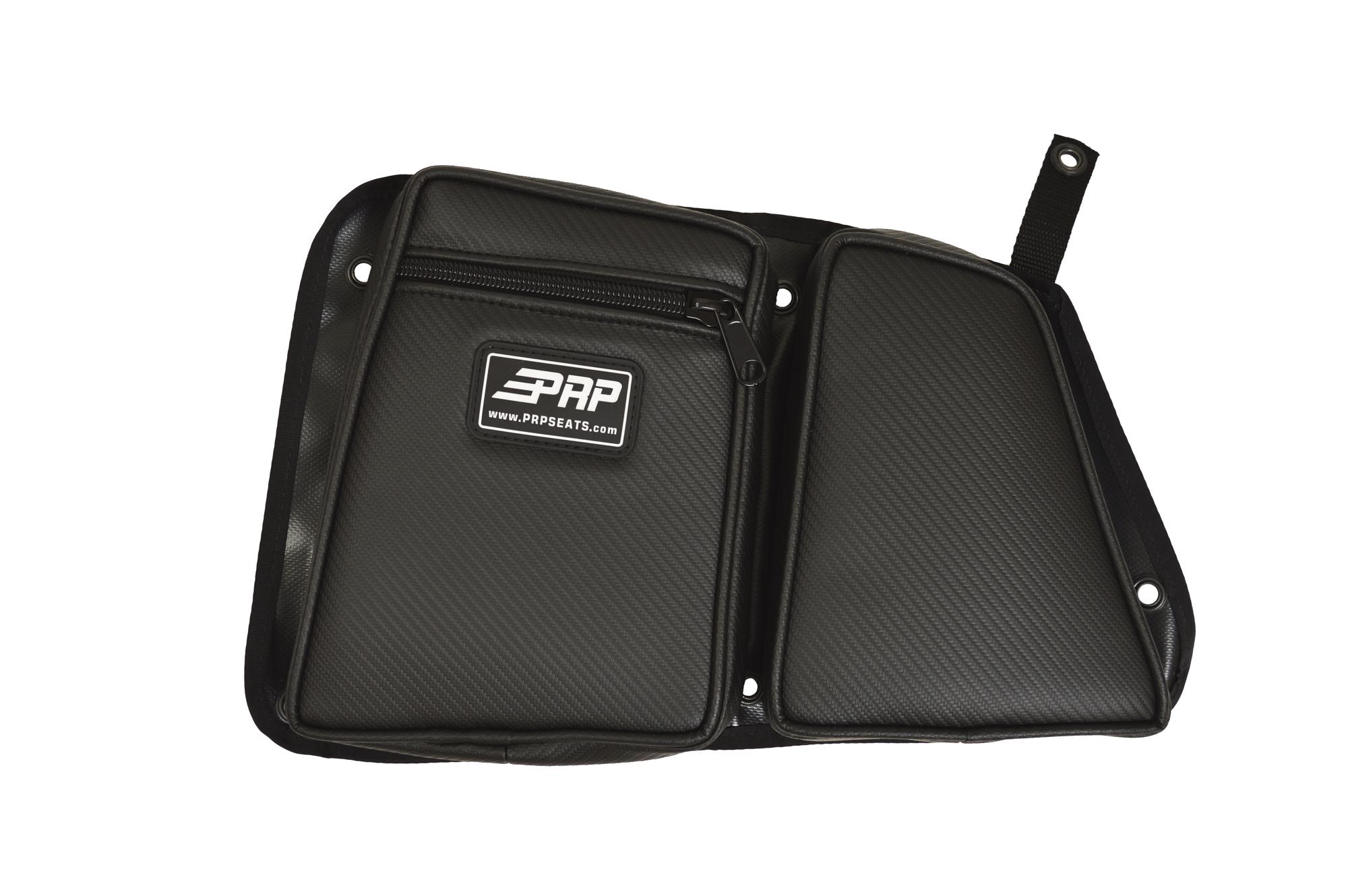 PRP Seats Rear Door Bag with Knee Pad for Polaris RZR Driver Side Black - E40-210