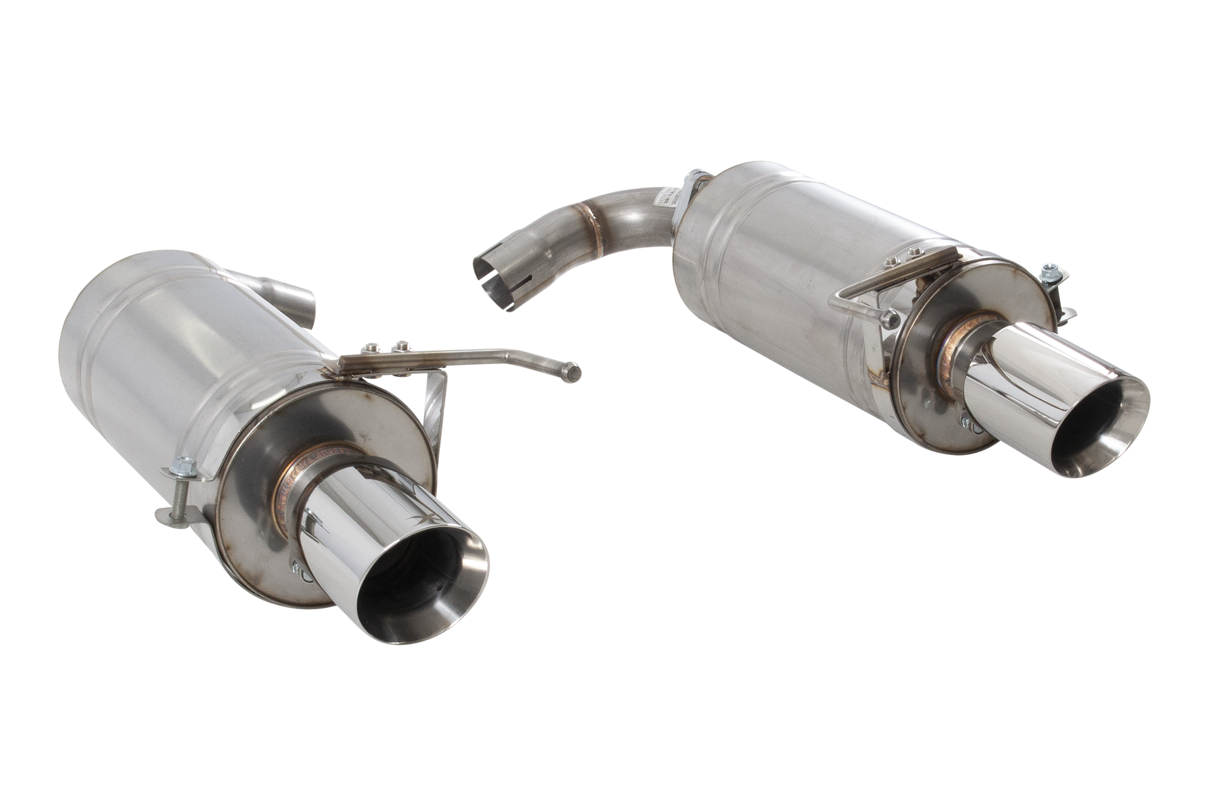 XForce WORKHORSE Series Axle-Back Exhaust - Mustang S550 GT 5.0