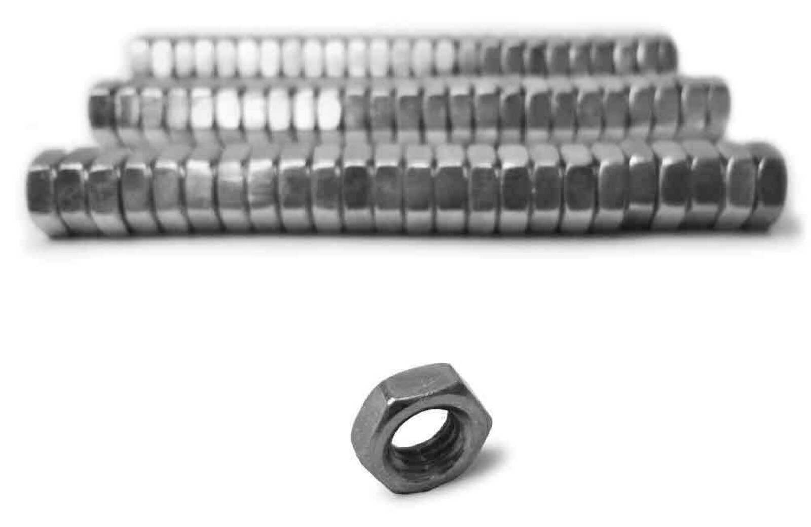 Steinjager Nuts Bulk Jam Fasteners, Bulk 3/8-24 LH 75 Pack Grade 2 Plated Zinc Yellow - J0014335