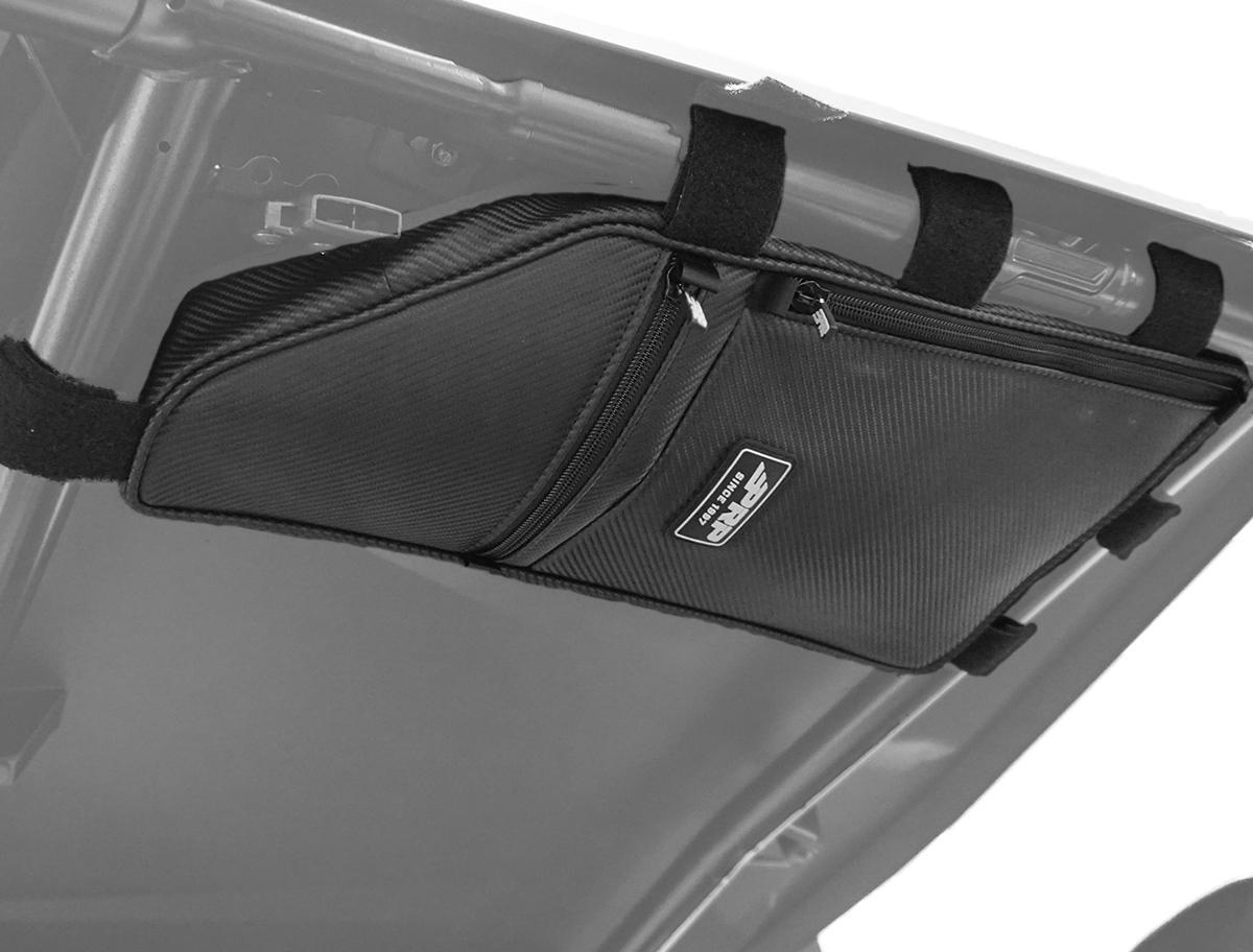 PRP Seats Overhead Bags for Honda Talon Pair Black Vinyl Coated Nylon - E84-210