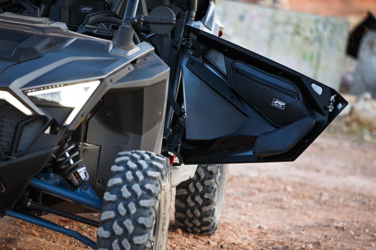 PRP Seats Front Door Bags with Knee Pad for 20-24 Polaris RZR PRO XP PRO R Turbo R Pair - E97-210
