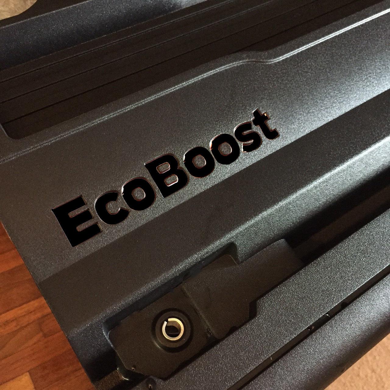 Anchor Room Mishimoto Coolant Tank Logo Decal "M" - Dark Yellow (2015-2023 Mustang) - 15FM_EBL_DY
