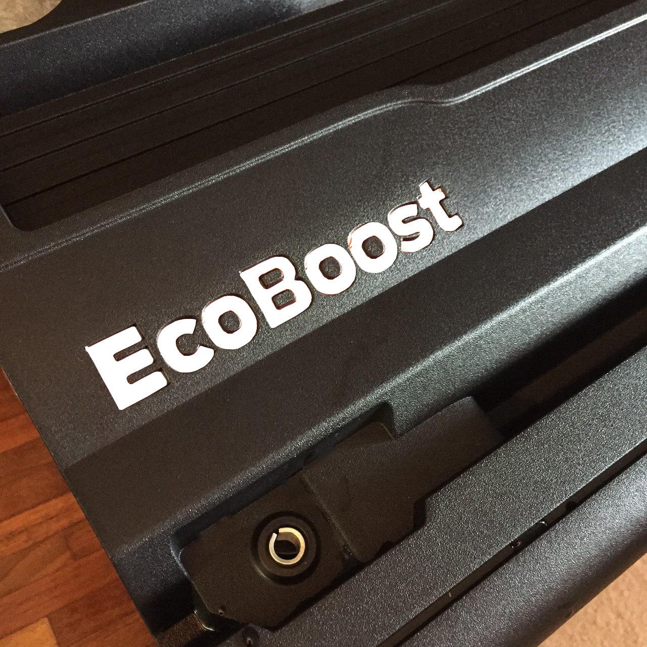 Anchor Room Mishimoto Coolant Tank Logo Decal "M" - Dark Yellow (2015-2023 Mustang) - 15FM_EBL_DY