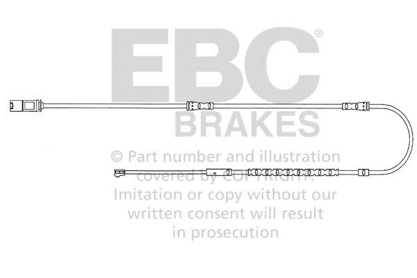 EBC Brakes Oe Wear Sensor (Front Wear Leads 2010 thru 2011 BMW 528 3.0 (F10)) - EFA128
