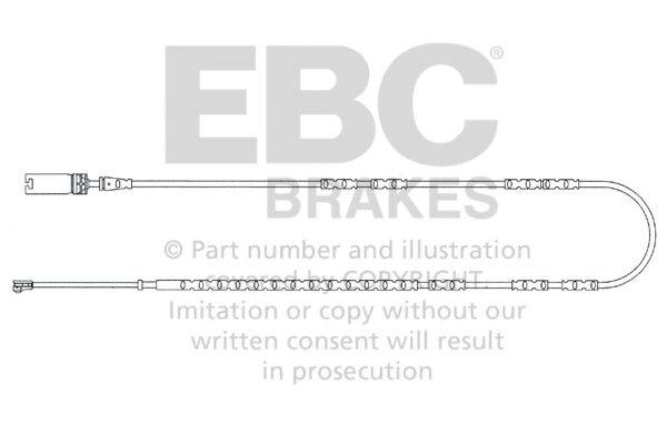 EBC Brakes Oe Wear Sensor (Rear Wear Leads 2011 thru 2013 BMW M3 4.0 (E90)) - EFA137