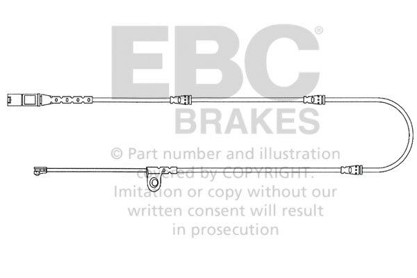 EBC Brakes Oe Wear Sensor (Front Wear Leads 2010 thru 2014 BMW X5 3.0 Turbo (35)) - EFA139