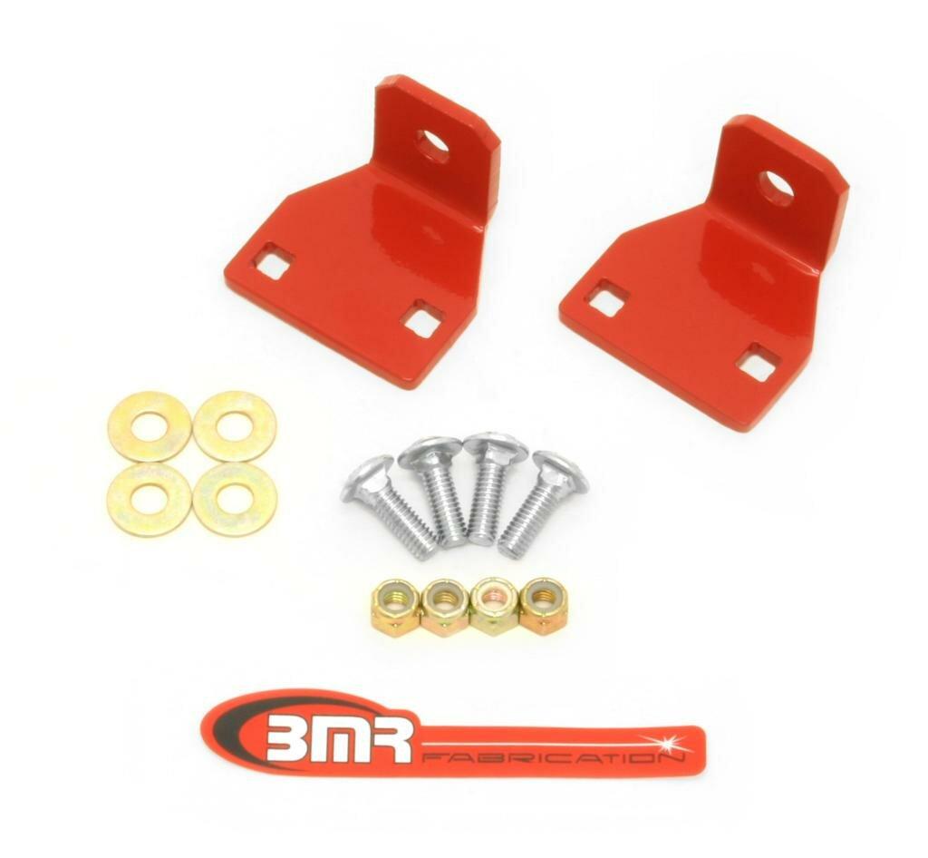 BMR ELK009R Red End Link Mounting Brace, Rear Lower Control Arm 5th Gen 2010 - 2011 Chevy